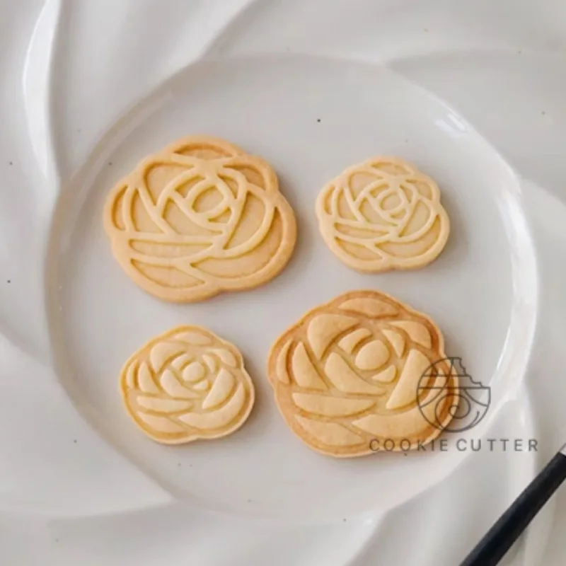Формочка для печенья с розами 3D форма на День святого Валентина прессованный