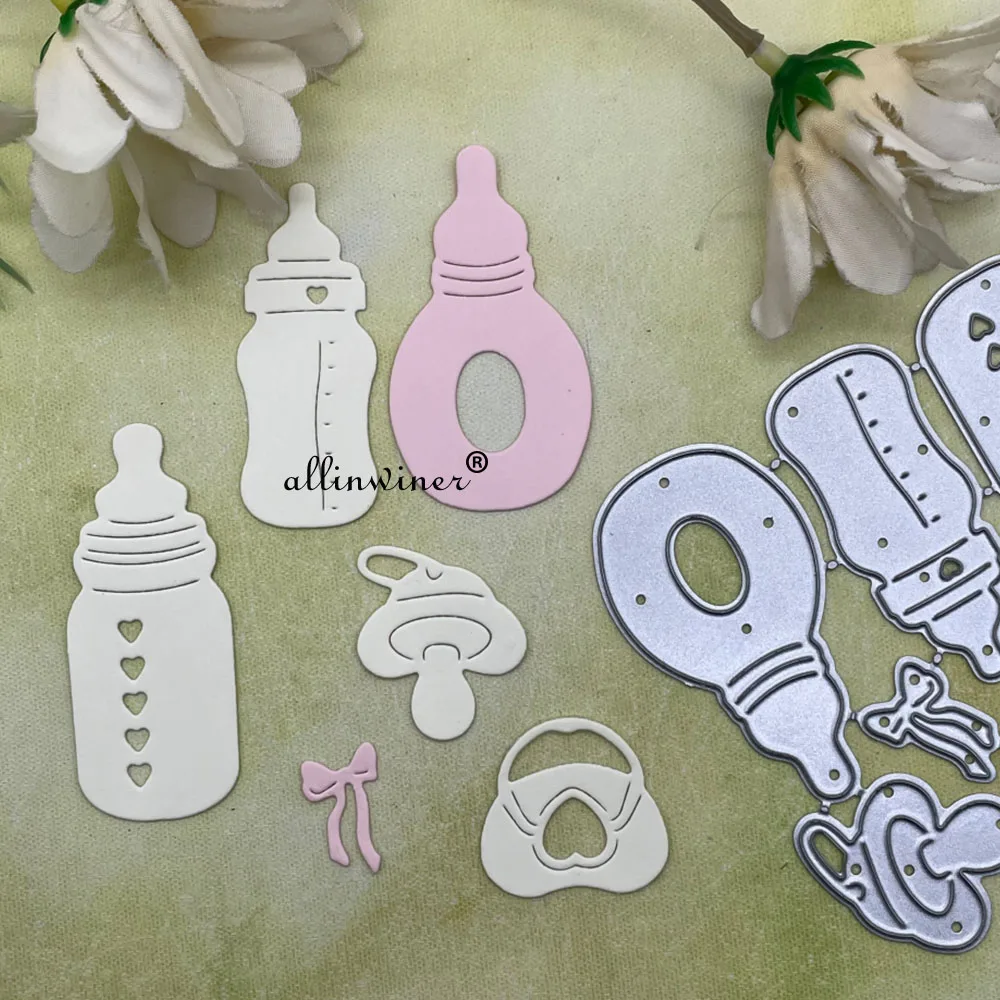 Металлические вырубные ножи и трафареты для сосок и детских бутылочек, для скрапбукинга, альбомов, бумажных открыток, тиснения (art.: 3920d899bb4ef) - 3920d899bb4ef