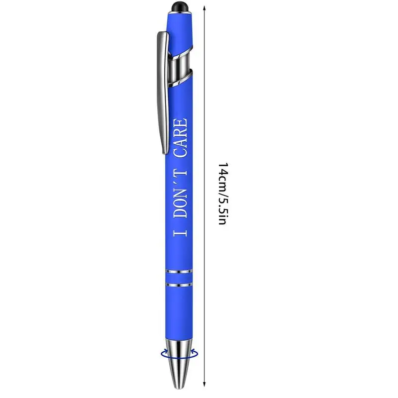 Funny Pens Desk Pens With Screen Touch 10 Pieces Ballpoint Pens Office Inspirational Snarky Screen Touch Stylus Pen Encouraging images - 6