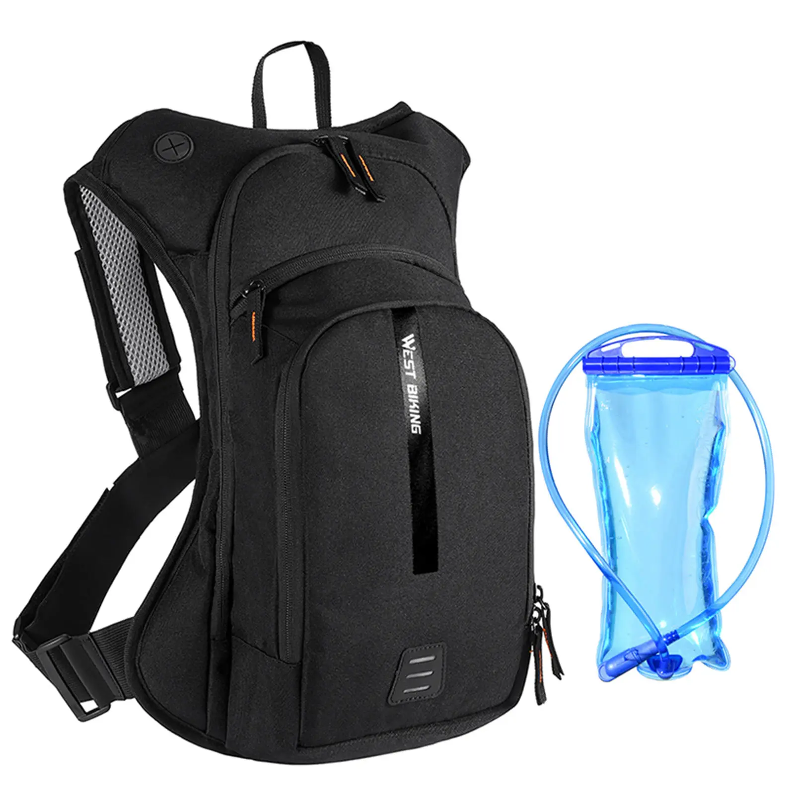 

Mountain Biking Backpack School Bicycle Daypack Hydration Pack Bike 2L Water Bladder 10L Rucksack Hiking Laptop Tactic