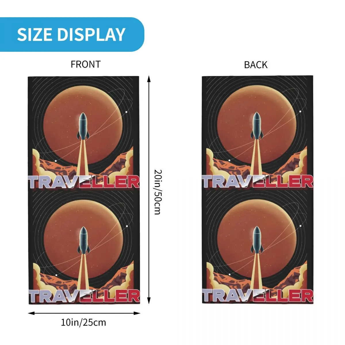 Потрясающая бандана на шею гетры с принтом шарф для езды мотоцикле клубе