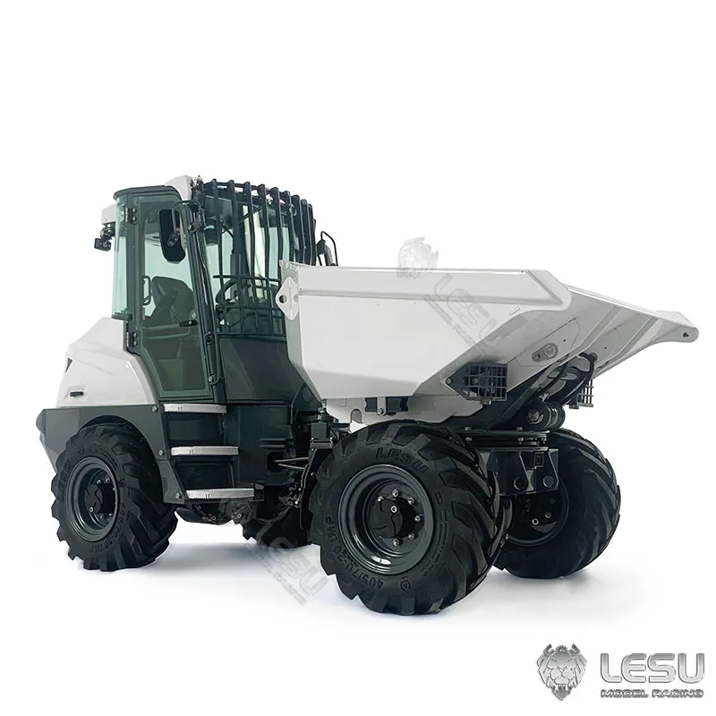 LESU 1/14 4X4 Самосвал Aoue 6MDX Металлический RC Гидравлический Шарнирный Окрашенная