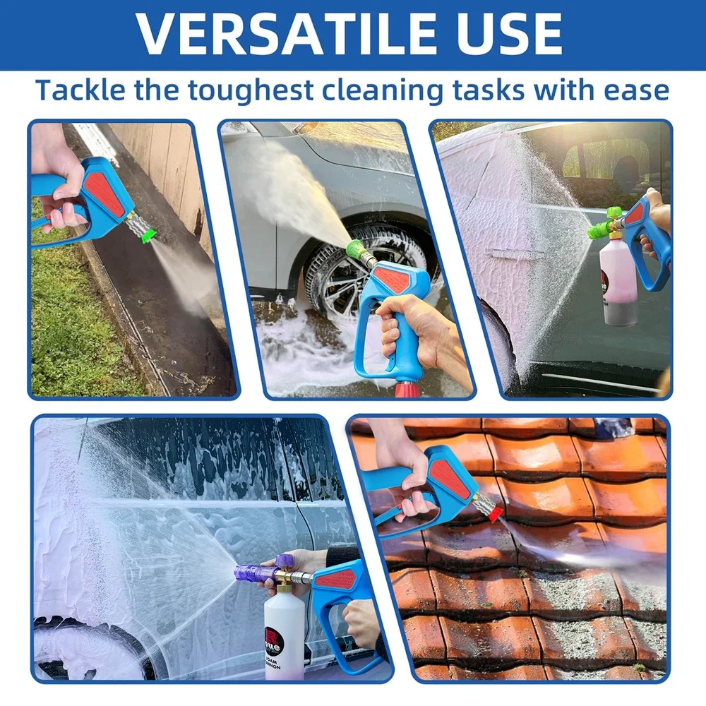 Короткий пистолет для очистки высокого давления набор мойки автомобиля на