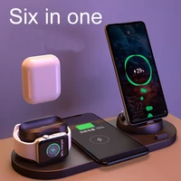 seenda wireless charging station 6 in 1 fast charging stand for multiple devices apple watch series airpods pro iphone 1313 pro