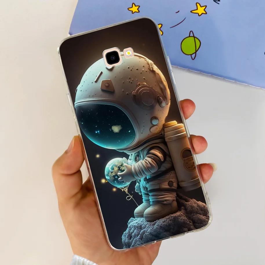 Чехол для телефона Samsung Galaxy J4 Plus 2018 модный Мягкий силиконовый чехол с цветами J 4 +