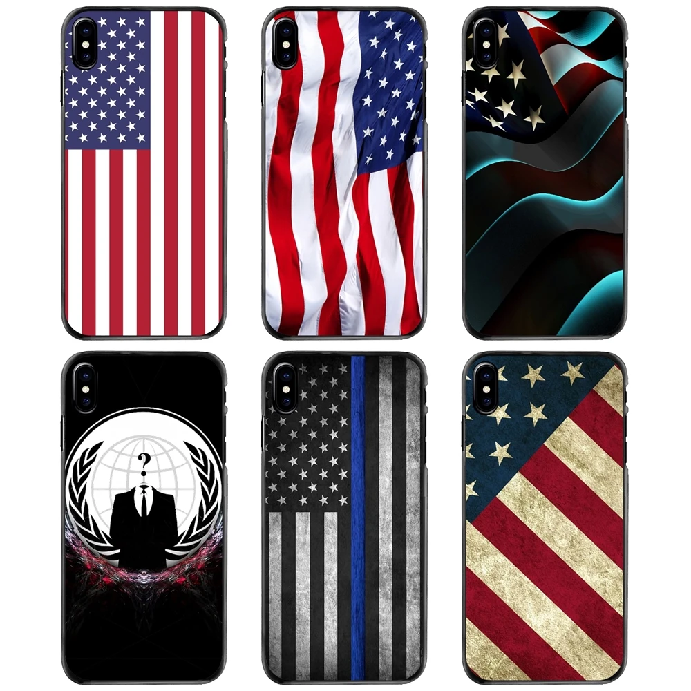 

American Flag Anonymous Hard Phone Cover Case For Apple iPhone 11 12 13 14 Pro MAX Mini 5 5S SE 6 6S 7 8 Plus 10 X XR XS