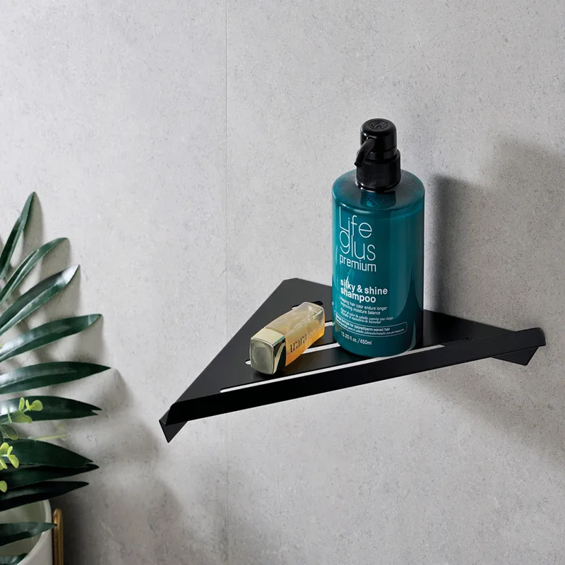 

Bathroom Shelves Drill Corner Shelf Shower Storage Rack Holder Toilet Organizer Bathroom Accessories SS полка для ванной