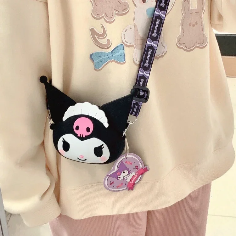 

Кавайная Sanrioed аниме мультяшная серия HelloKitty My melody стильная и простая розовая девочка сердце милый подарок на день рождения сумка через плечо