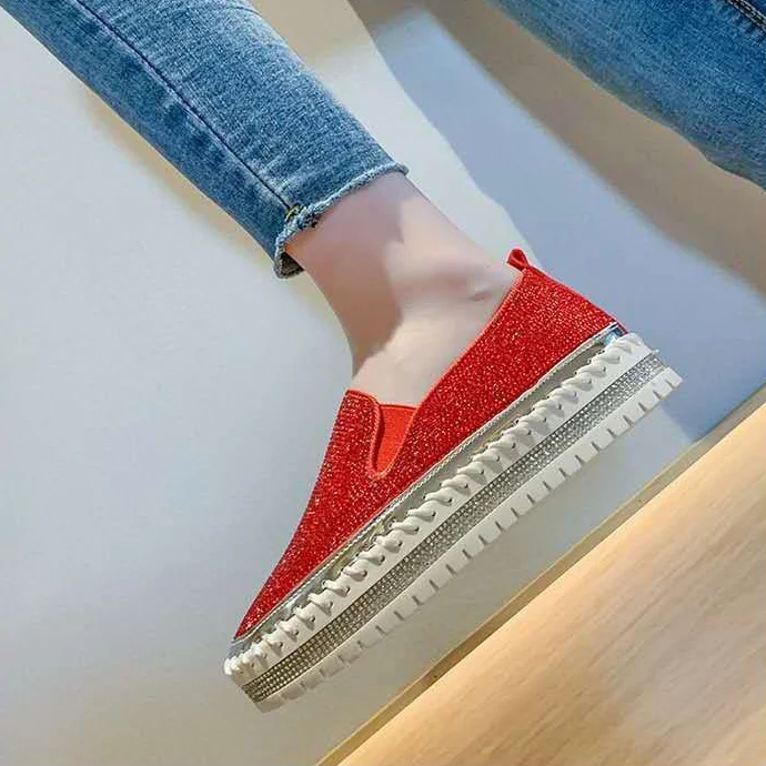 

Кроссовки женские на шнуровке, Вулканизированная плоская подошва, без застежки, Повседневная Удобная обувь, 2022