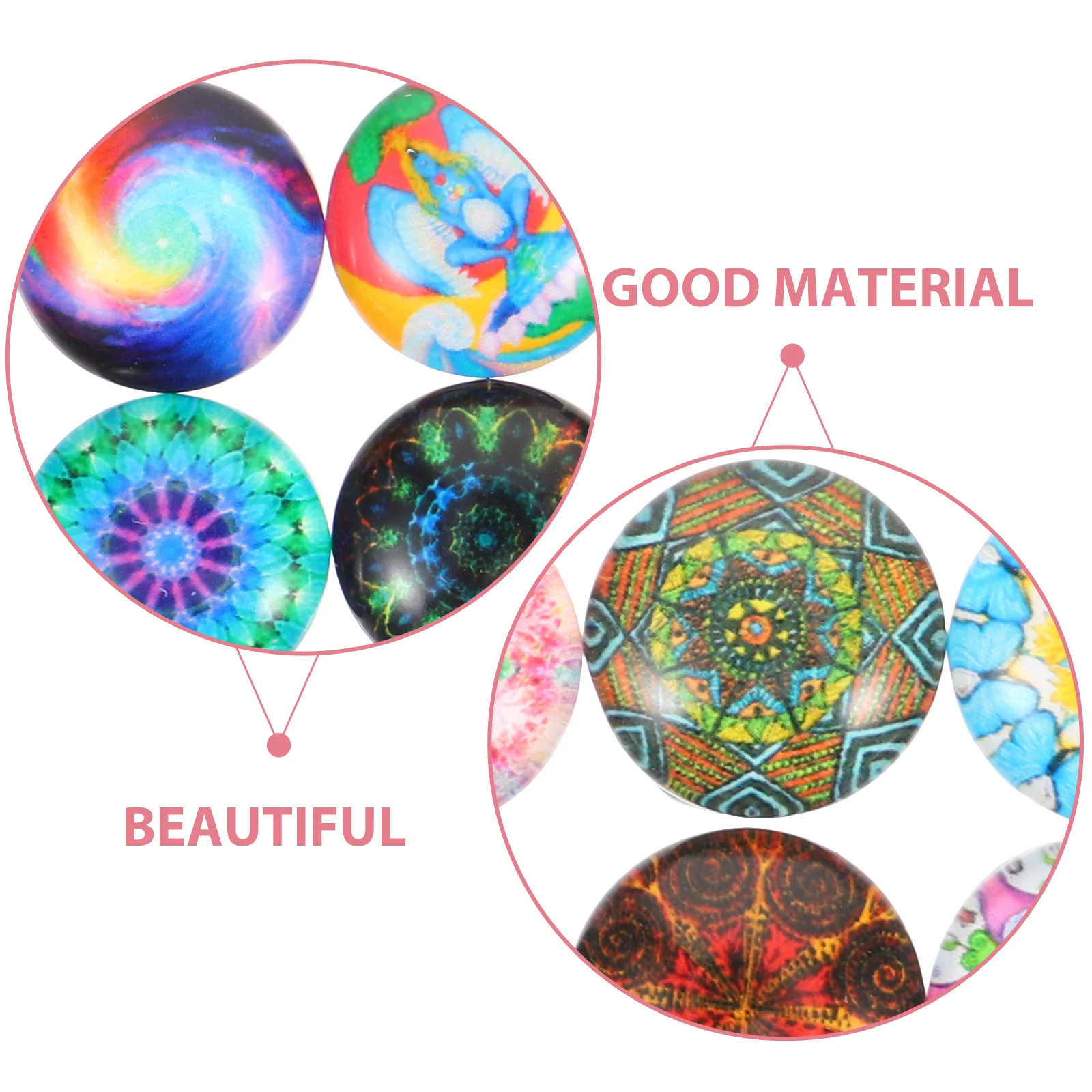 100 шт. 12 мм смешанная круглая мозаичная плитка для поделок стеклянная мозаика