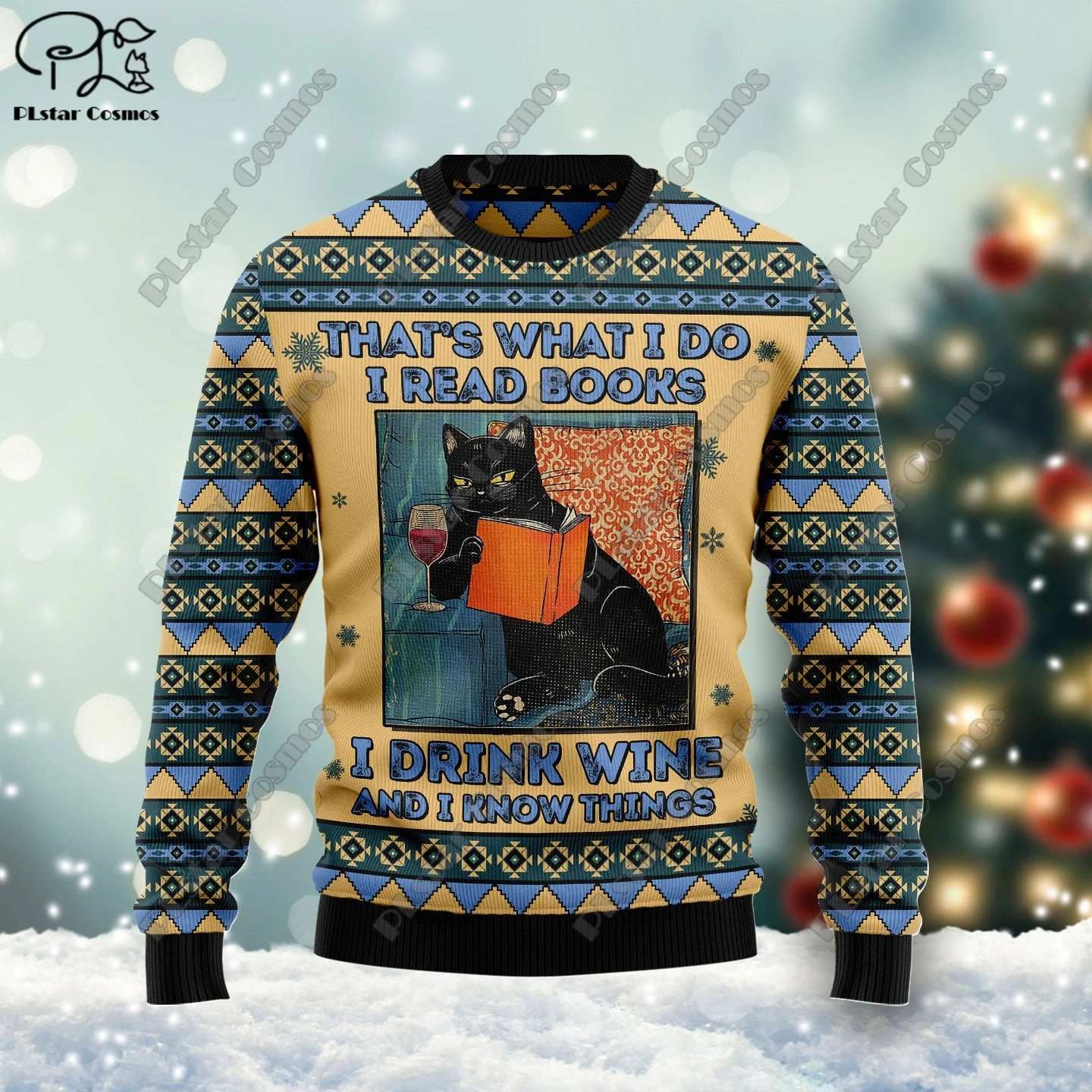 Новинка милый Рождественский свитер с 3D принтом животных уличный Повседневный