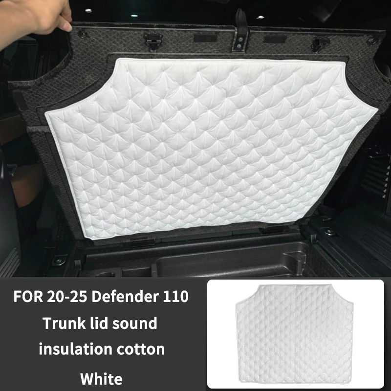 

Звуковая накладка на капот двигателя для Land Rover Defender 110 2020-2024, передняя теплоизоляция автомобиля, хлопковые чехлы, огнестойкие Interi