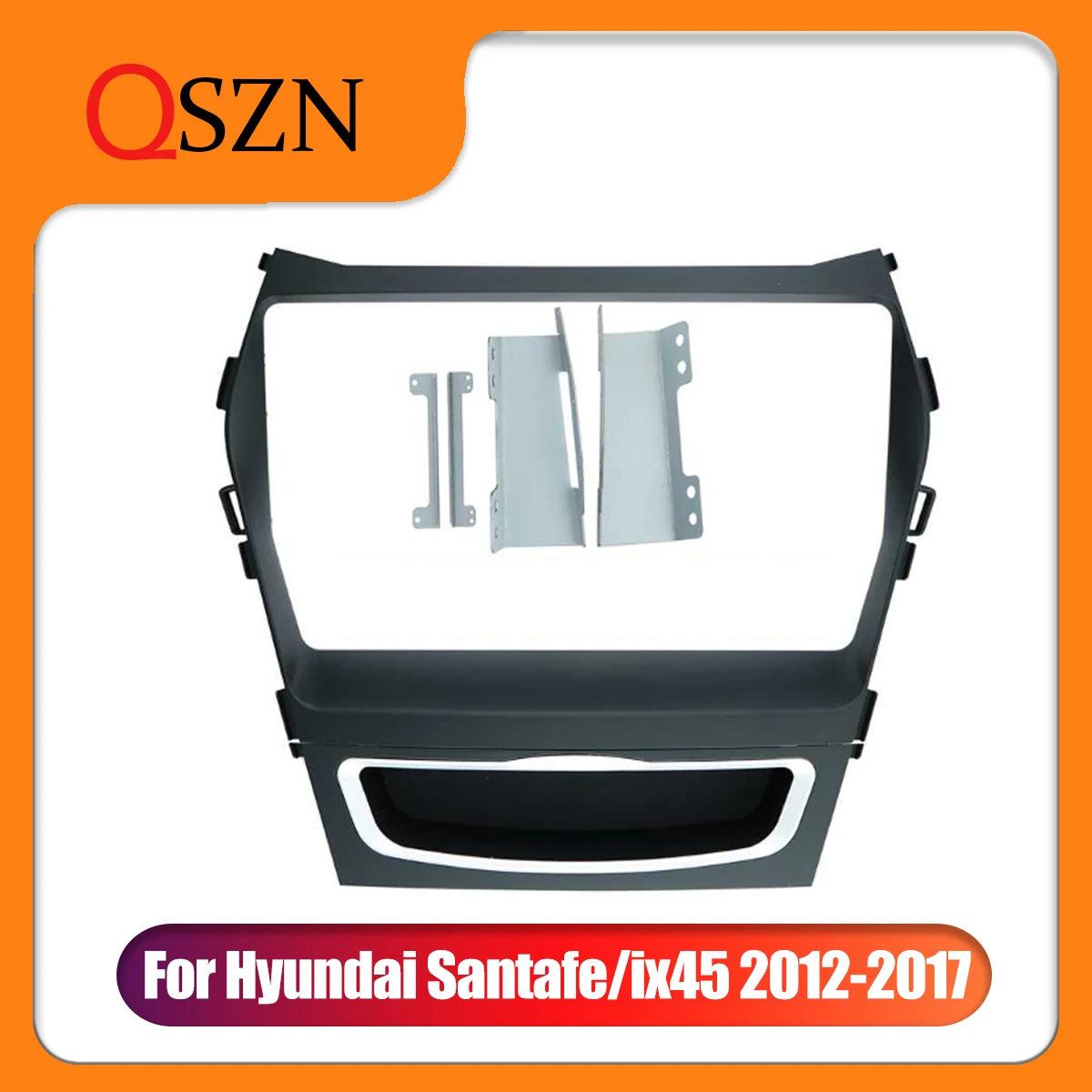 

2Din 9" Car Radio Fascia for Hyundai Santafe ix45 2012-2017 DVD Stereo Frame Plate Adapter Mounting Dash Installation Bezel Trim