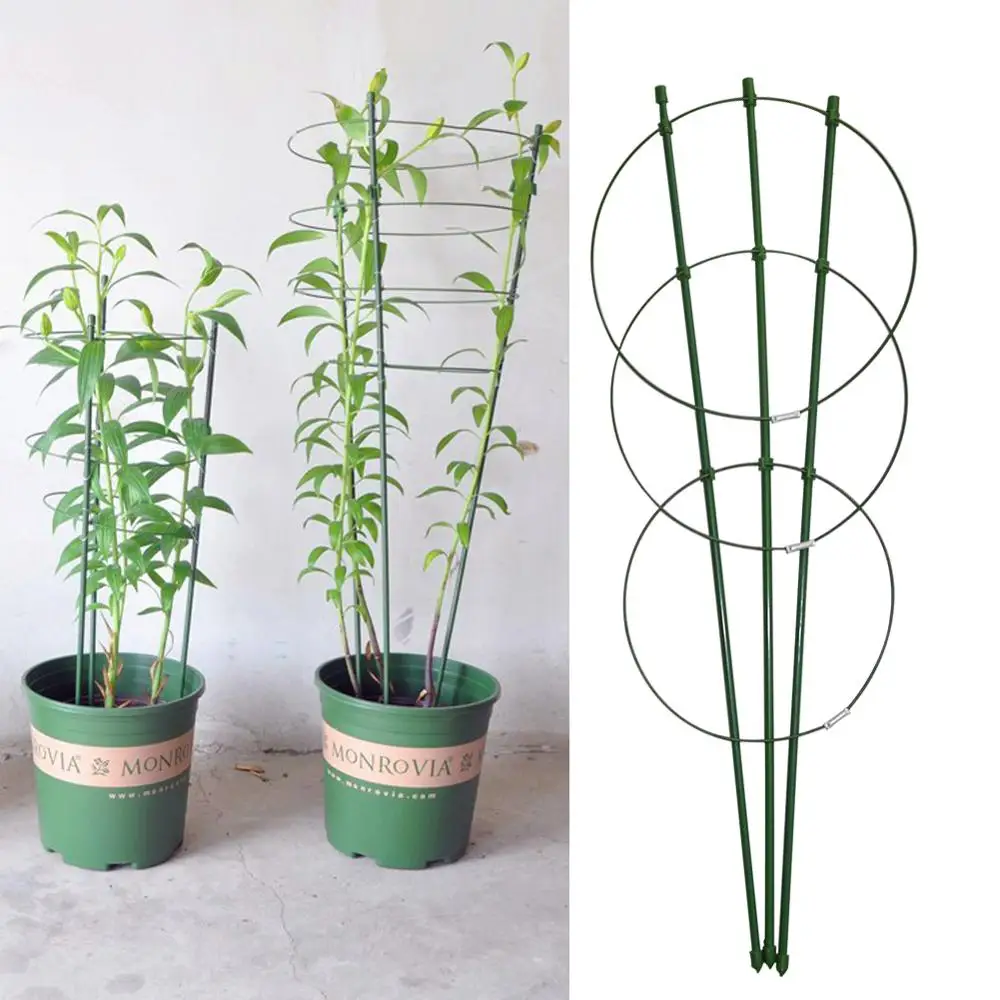 

Climbing Plant Support Cage Garden Trellis Flowers Stand Rings Tomato Support Durable Creative Climbing Vine Rack Tomato Cage