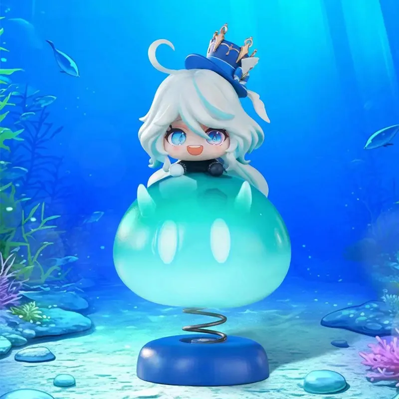 Genshin Impact Fengdan Q-Version периферийная фигурка Focalors Furina Slime Shaken настольное украшение