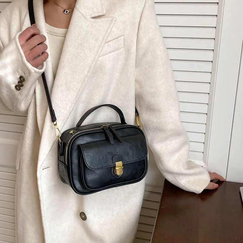 

Популярная винтажная сумка, новинка 2023, Высококачественная модная маленькая квадратная сумка, сумки через плечо для женщин, кошельки и сумо...