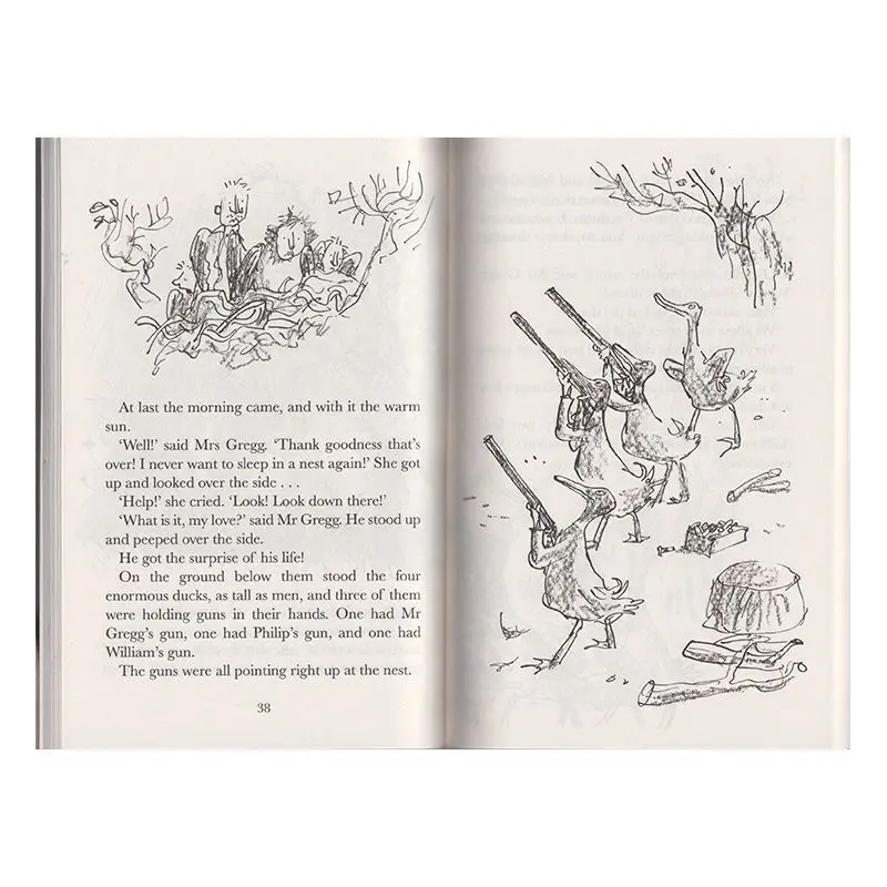 Ceny 16 Książek/zestaw Roald Dahl Kolekcja Literatura Dziecięca Angielski Obraz Powieść Książka Przygodowa Zestaw Wczesna Edukacja Czytanie Dla Dziecka