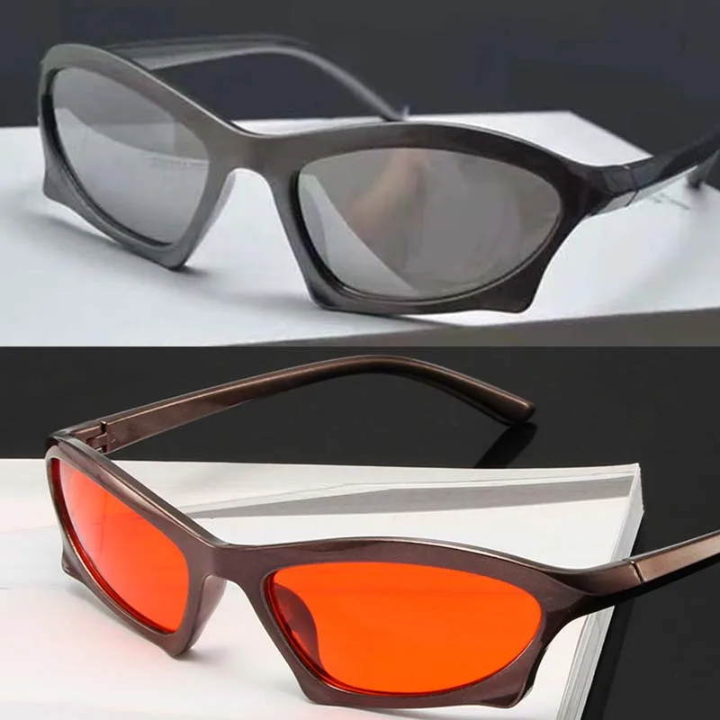 

Солнцезащитные очки в стиле стимпанк для мужчин и женщин, зеркальные, в стиле хип-хоп, для вождения, брендовые дизайнерские, UV400