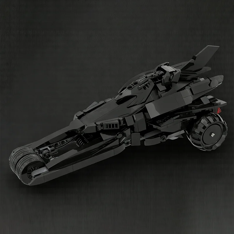 402 детали MOC Super Heroes DCD: Модель Бэт-Драгстера Бэтмена и Темной Акулы, конструктор, подарки на праздники, строительные блоки, игрушка-конструктор (art.: 3920db7ebdd26) - 3920db7ebdd26