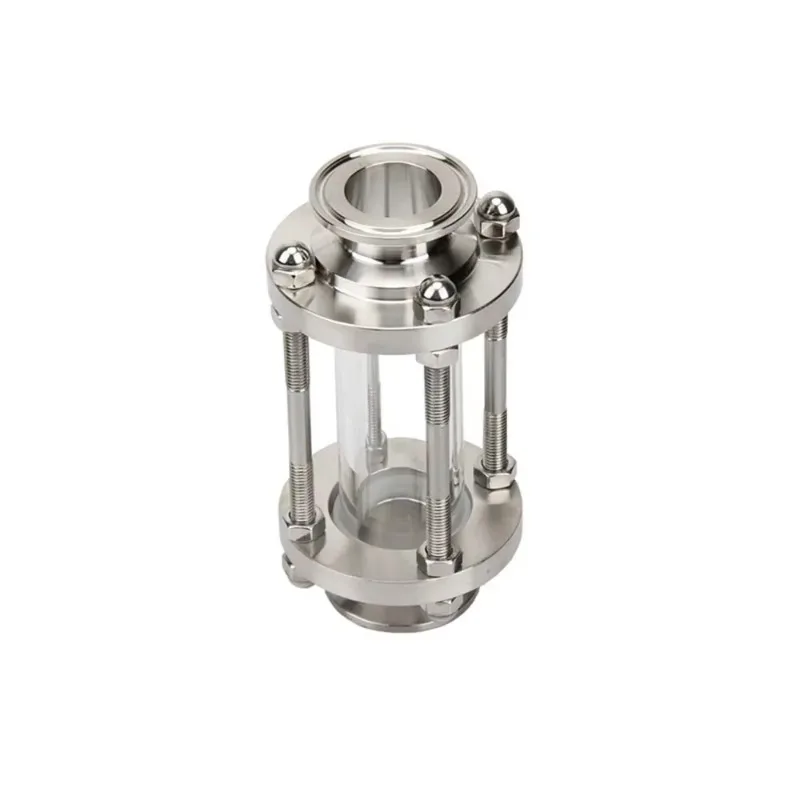 Фото 45/51/57/63 мм Tri Clamp Clover Sanitay Flow Sight Стекло Диоптрий Подходит для трубы 64 мм OD Фитинг из нержавеющей стали 304 Домашнее пиво №5