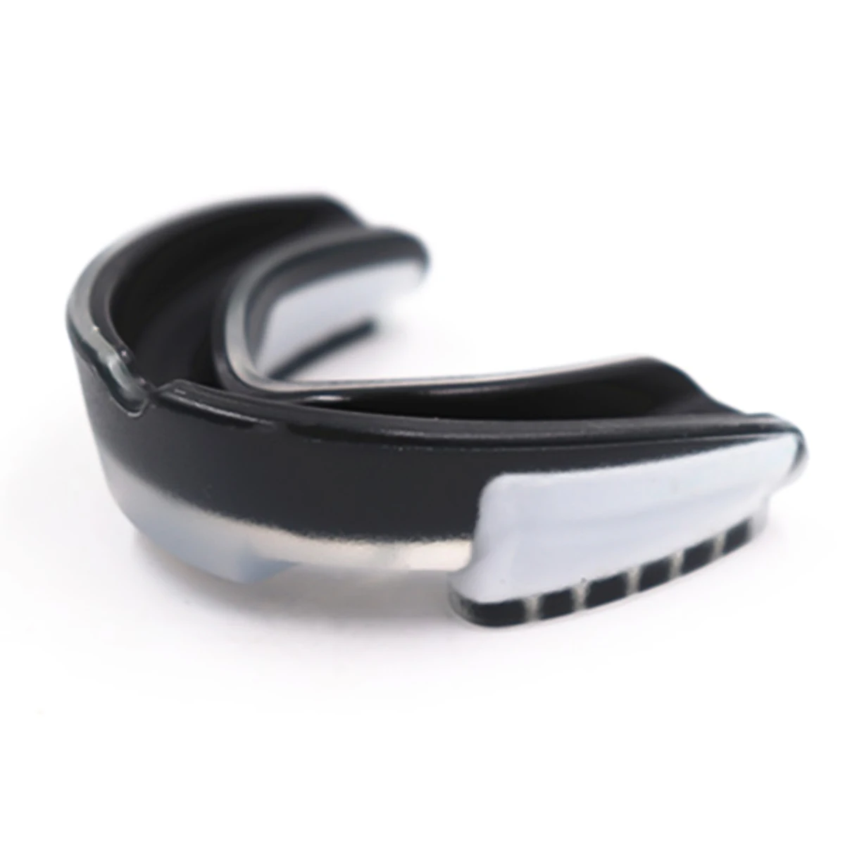 

Спортивная защита для рта EVA двухцветная защита для зубов для баскетбола (черно-белая) защита для рта