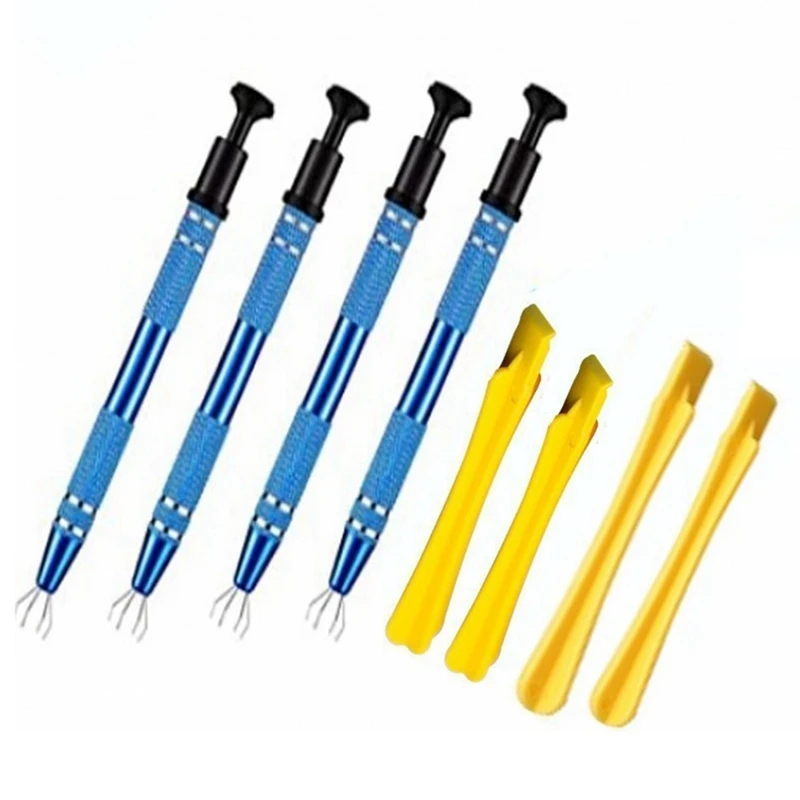 

Инструмент для захвата когтей с 4 зубцами, пинцет для захвата жемчуга, стандартный захват для бусин, алмазных драгоценных камней, инструмент...