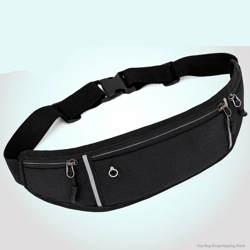 New 1PC Running Waist Bag For Men Women Sports Belt Pouch Mobile Phone Case Hidden Pouch Gym Sport Bag Running Belt Waist Pack 4 images - 4