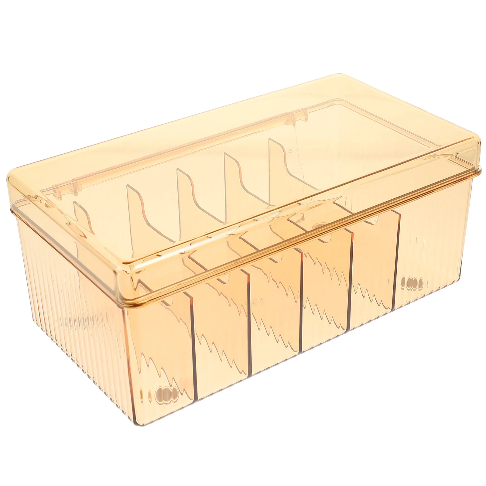 

Box Organizer Cable Storage Cord Wireholder Management Clear Desk Electronic Tie Drawers Bins Remote Transparent Grid Multi