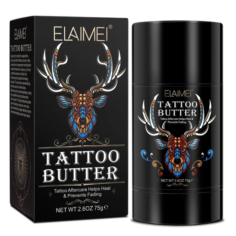 

Q1QD Tattoo Cream Aftercare Healing Balm Tattoo Skin Repair Brightener Cream Moisturizer Healing Tattoo Care Cream