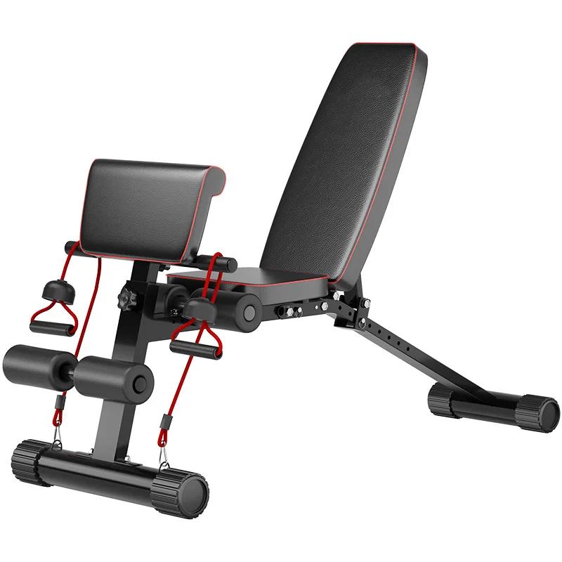 Домашний Тренажерный Зал Регулируемая весовая скамейка Складная тренировочная