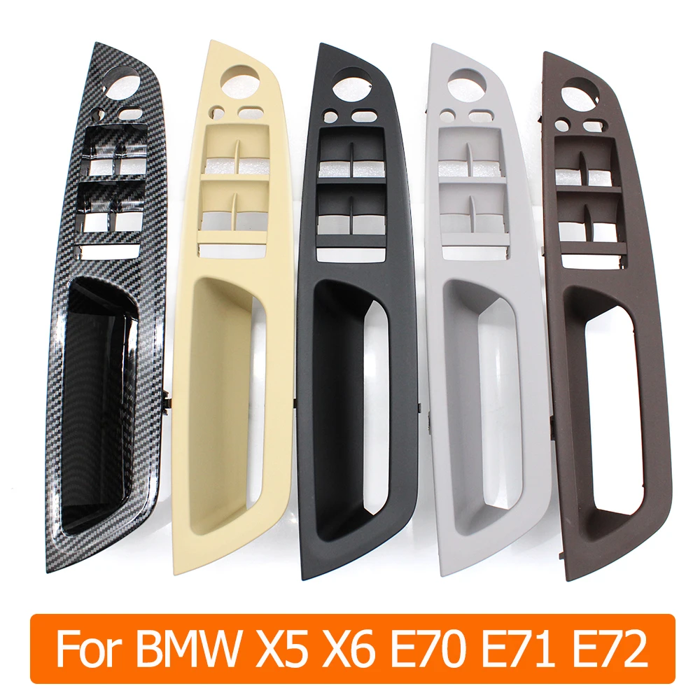 

LHD RHD Interior Door Driver Side Window Switch Panel Armrest Cover Trim Replacement For BMW X5 X6 E70 E71 E72 2007-2013