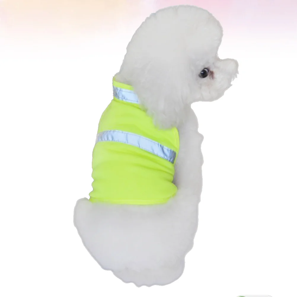 

Vest Dog Safety Reflectivedogs Safe Little Pool Orange Harness Yellow Walking Visibility High Lights Night