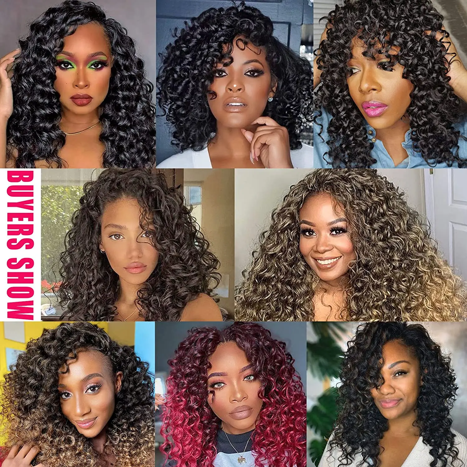 AISI BEAUTY 12inches Synthetic Ombre Crochet Hair Wavy Curls Afro Braiding Hair Extensions For Black Women Passion Twist Hair images - 6