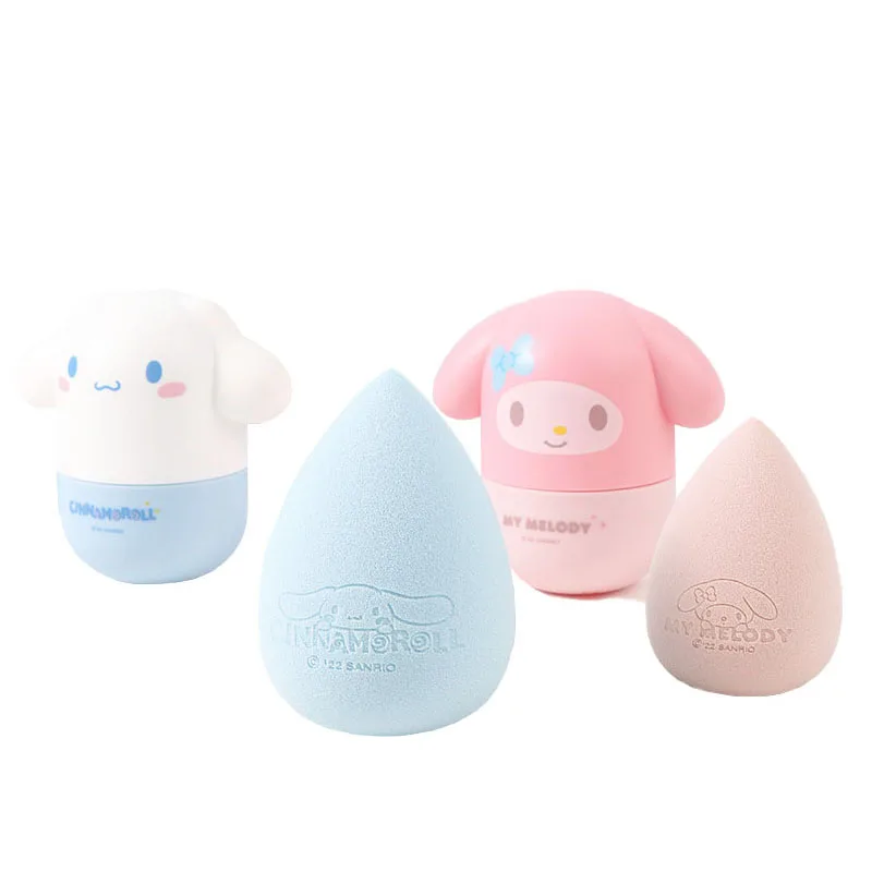 

Яйцо для макияжа Sanrio Kawaii Cinnamoroll, косметологическое яйцо Miniso, девушка, сердце, моя мелодия, макияж, фонарик для макияжа, фотография, праздничны...