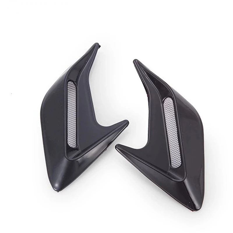 

3d Car Body Side Vent Modified Shark Gills Decoration Car Sticker Car Accessories Fender Side Vent Mesh Air Flow Intake Hole Gri