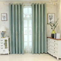tree jacquard curtain modern cotton linen tree curtains for bedroom living room blackout curtains