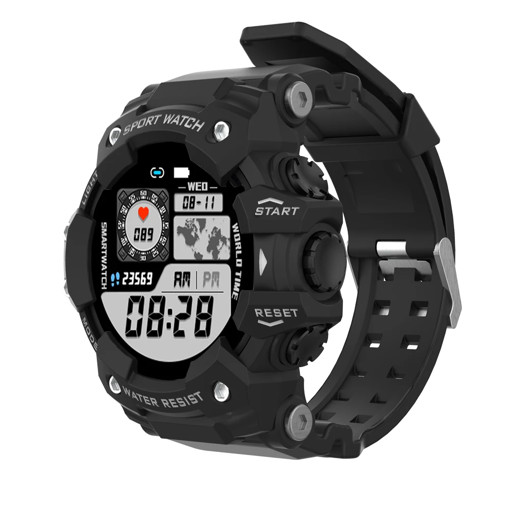 

Men's Sports Smart Watch IP68 Waterproof Outdoor Blood Pressure Heart rate Alarm Smart Band