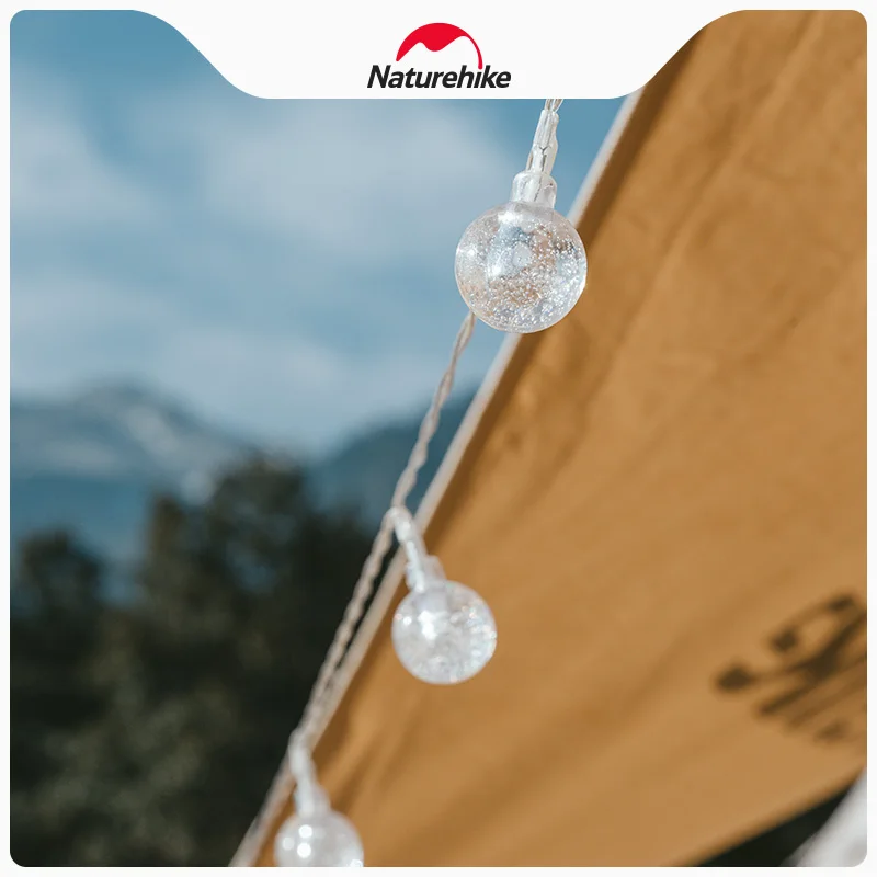 Naturehike 3 м/10 м световая гирлянда для улицы портативный тип батареи пузырьковое