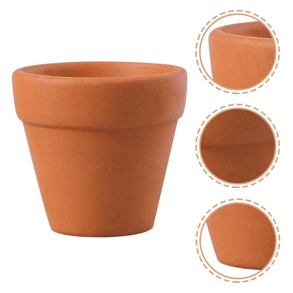 

Pots Flower Planter Pot Mini House Miniature Holder Cotta Terra Layout Scale Decor Vase Clay Planters Scene 12 Lovely Planting