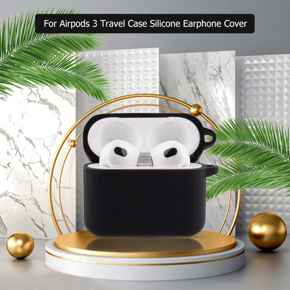 

Luxury Luggage Silicone earphone case For Airpods pro Striped earphone protective Cover For Airpods 2 3 For Airpods case 3 2 pro