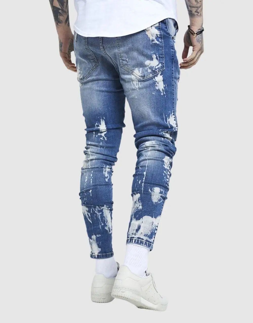 

SikSilk Overworked Drop Crotch Men's Jeans