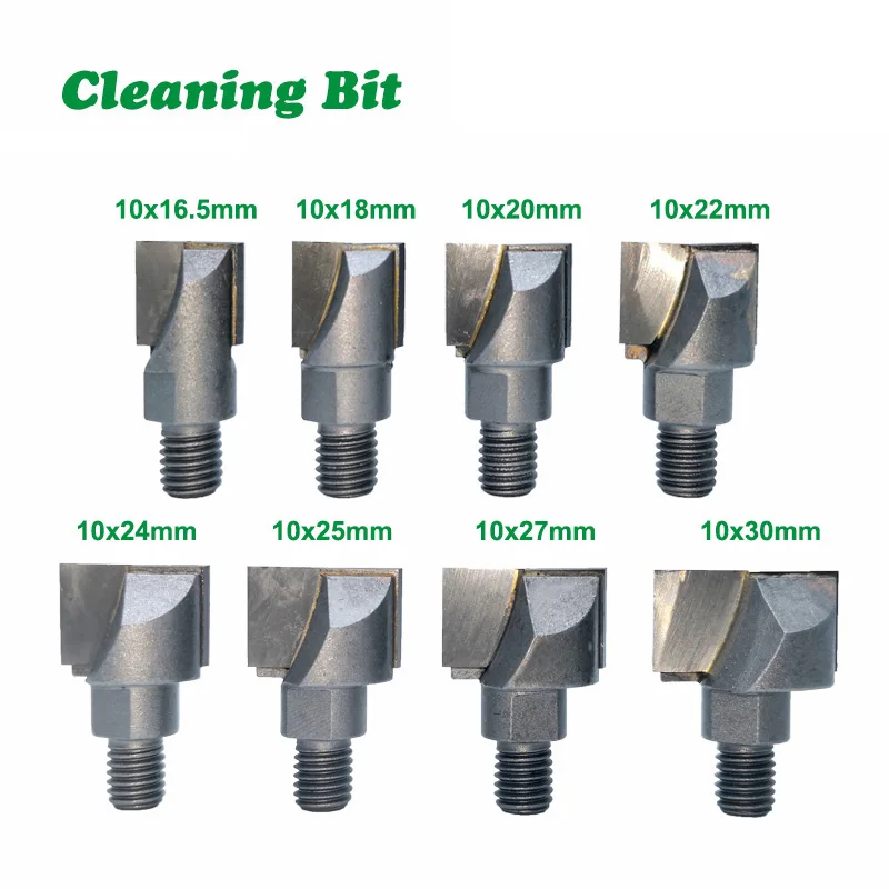 

1PC 10MM Shank Milling Cutter Wood Carving Screw Thread CNC Cleaning Bottom Router Bit Lock Milling Cutter Wood Woodworking Bit