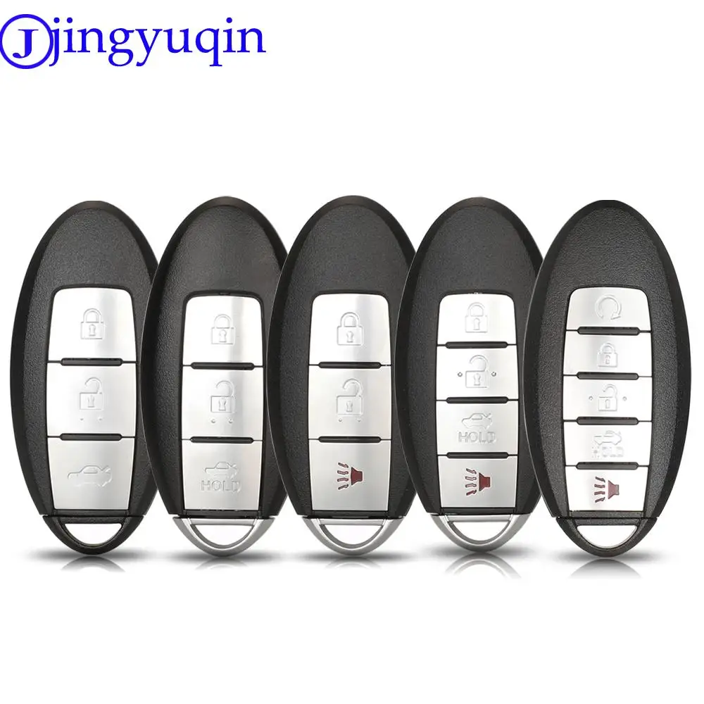 

jingyuqin 3/4/5 Buttons 2006-2014 Remote Smart Key Shell Cover Case For Nissan ALTIMA MAXIMA Murano Versa Teana Sentra