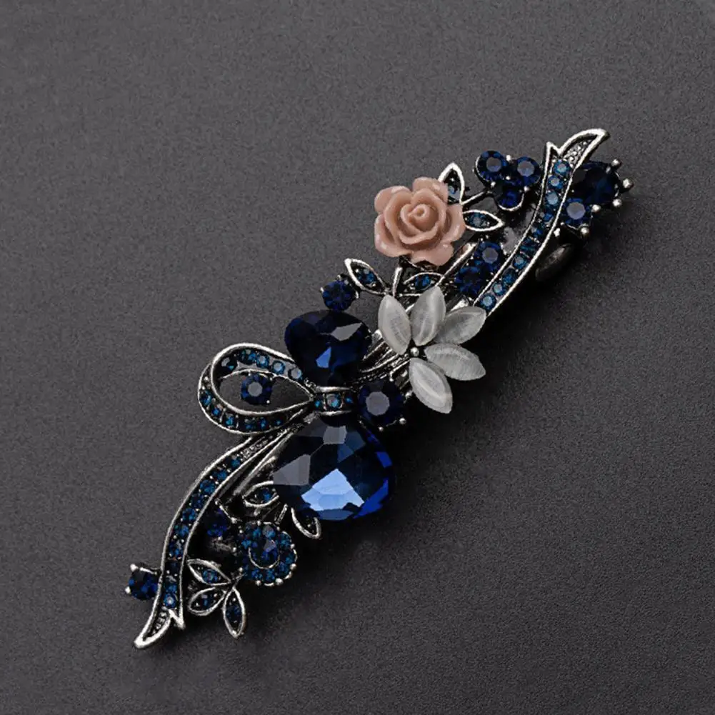 

Легкая Красивая Винтажная заколка для волос в виде листьев и цветов, многофункциональная Праздничная заколка для волос