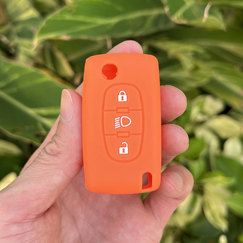 

Силиконовый чехол для автомобильного ключа Citroen C4 2008 Picasso Berlingo C3 C5 X7 Xsara C6 C8