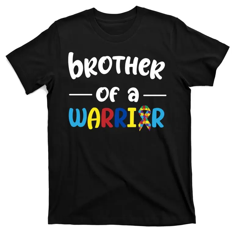 

Brother of A Warrior Autism Awareness T-Shirt New 100% Cotton O-Neck Summer Short Sleeve Casual Mens T-shirt Size S-3XL