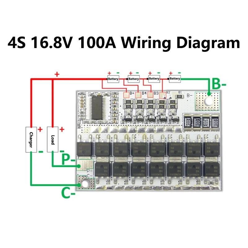 5/20 шт. Φ 3S BMS 100A 21 в 18 16 8 12 В 18650 Защитная печатная плата для тройной литий-ионной