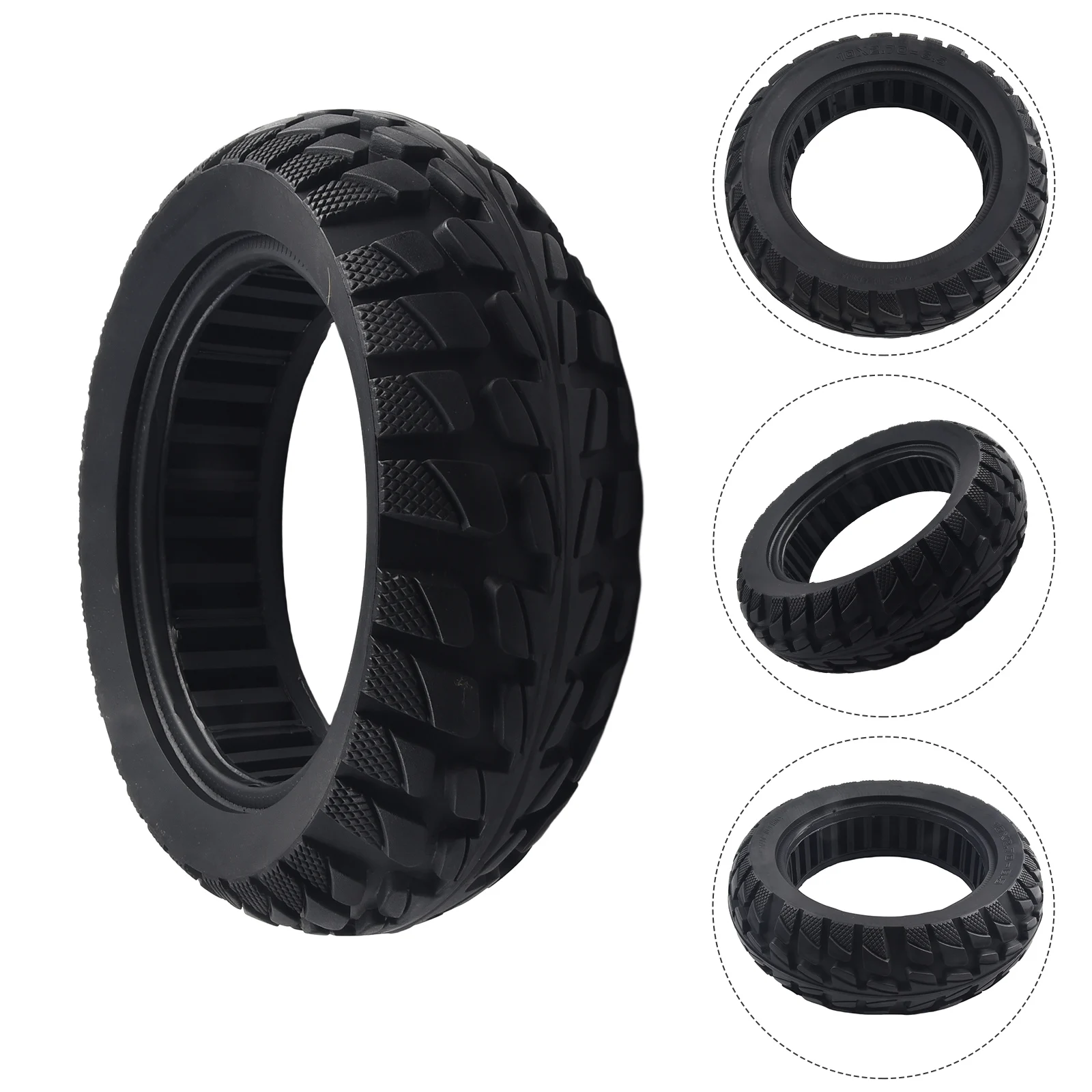

10 Inch 10x2.70-6.5 Solid Tire 70/65-6.5 Universal Tyre For Electric Scooter Balance Car Rubber Inflatable Explosion-proof Tyre