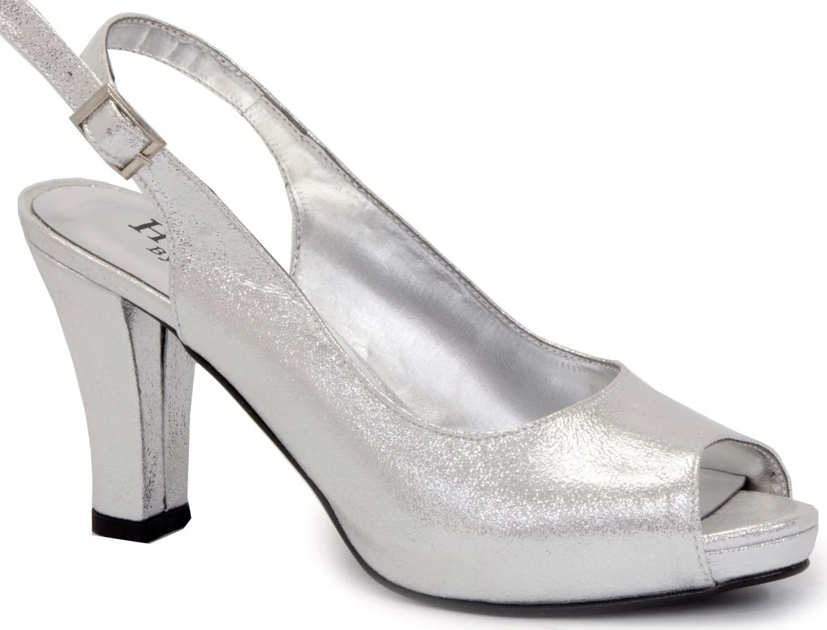 

Gedikpasalı Ays 1027 Silver 2021 Summer Season Women Sandals Party Front Back Open Platform Heels Elegant Wedding Evening Dresses