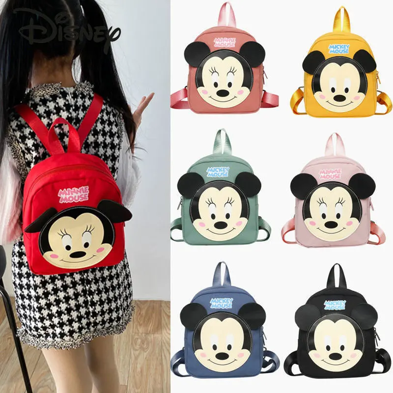 Disney Mickey Kids' Backpack Fashion Cartoon Large Capacity Student Schoolbag Versatile Casual Multifunctional Storage Backpack